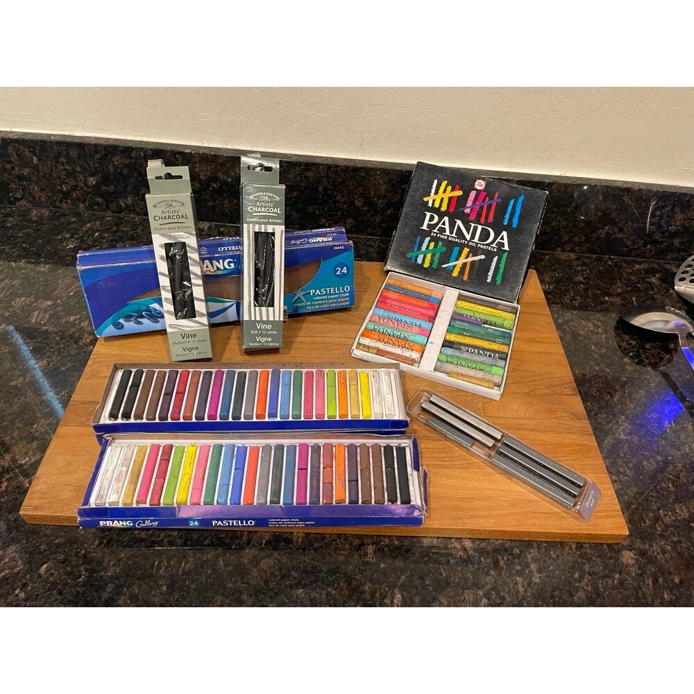 Artist Pastel & Charcoal Lot